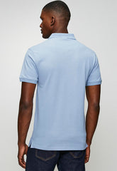 Polo Mens Essential Pique Golfer In Blue