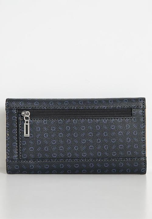 Guess H9455151 Abbas Slg Slim Clutch Navy