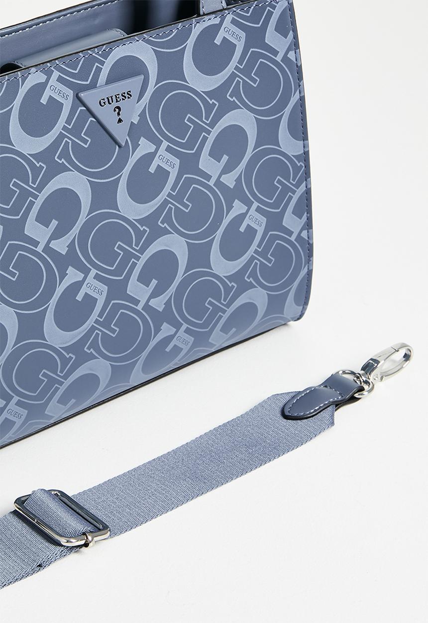 Guess Mini Tote Bag In Navy