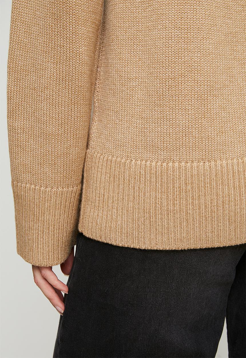Polo Womens Relaxed Jersey In Oatmeal