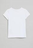 Guess Girls T-Shirt In White & Pink