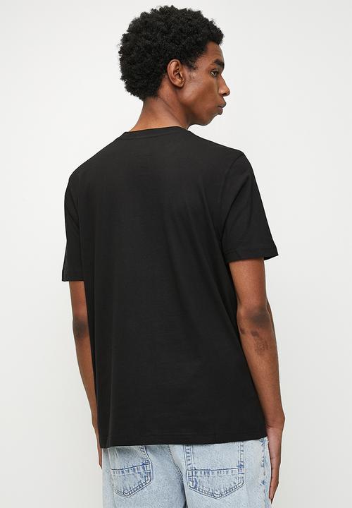 Diesel Mens Black Orange T-Adust-R7 T-Shirt