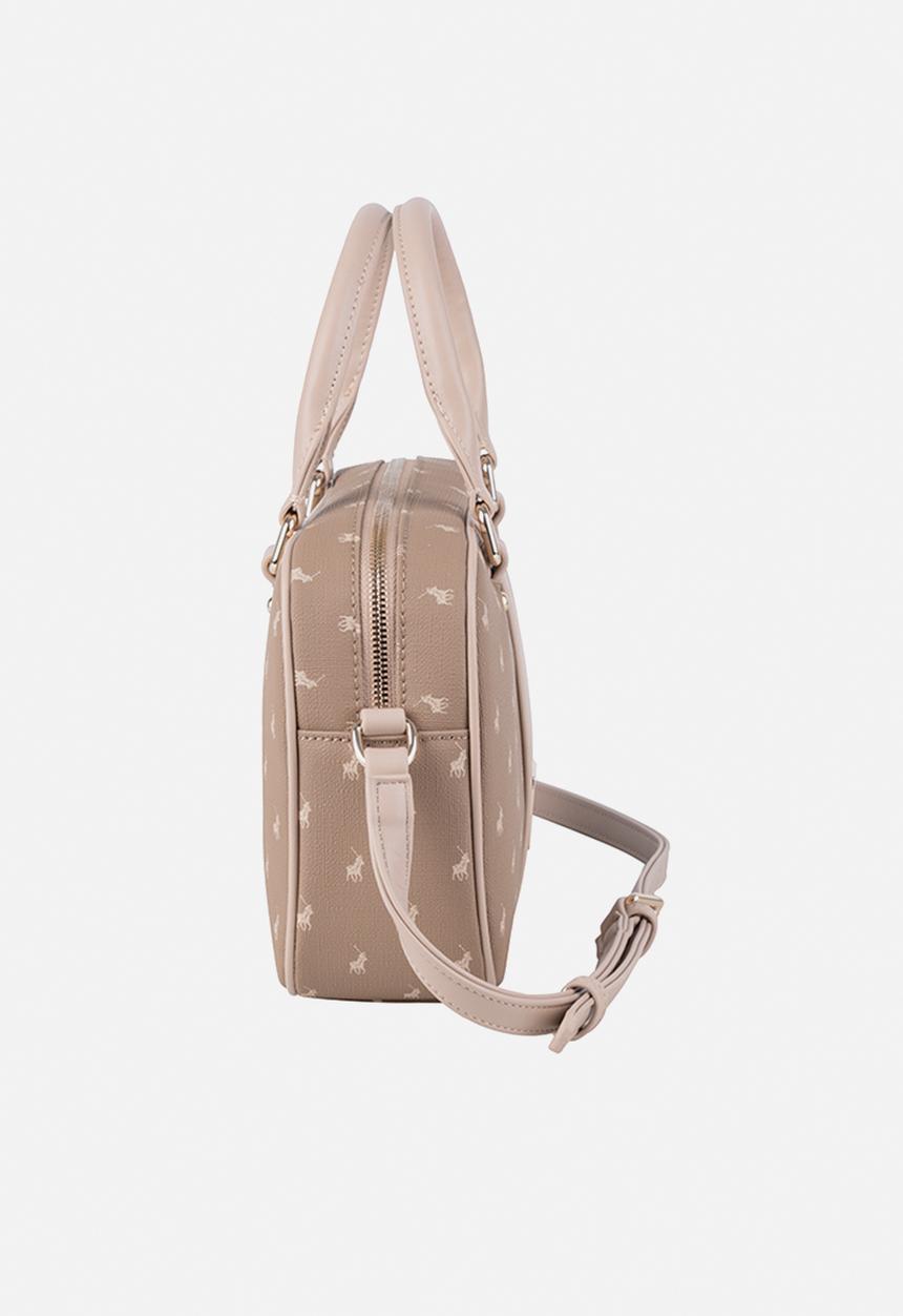 Polo Kensington Camera Bag with Top Handle In Brown