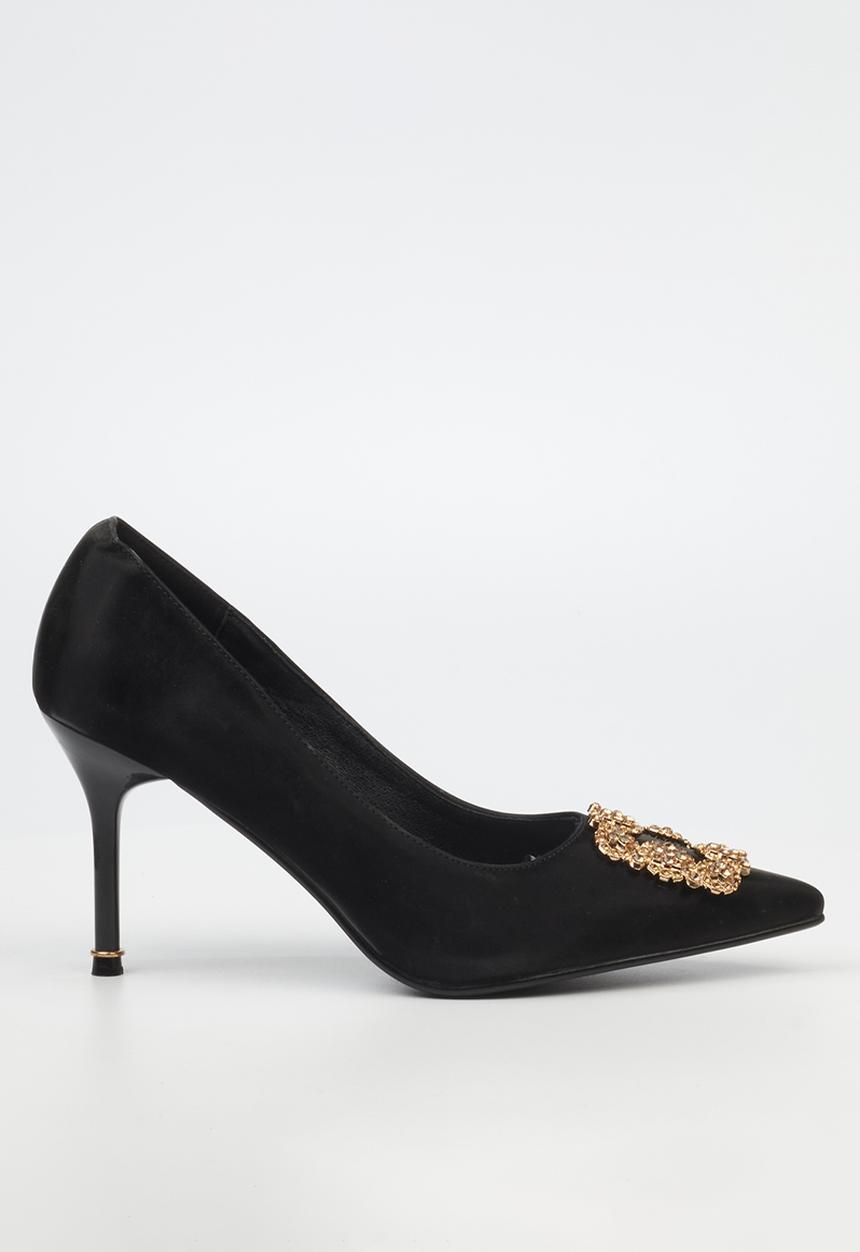Butterfly Feet Miss Black Ladies Lanelle 3 Heels In Black