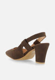 Plum Ladies Amber Heels In Chocolate