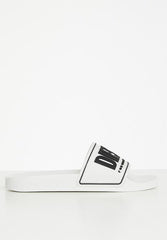 Diesel Womens White/Black Sa-Mayemi Cc Sandals