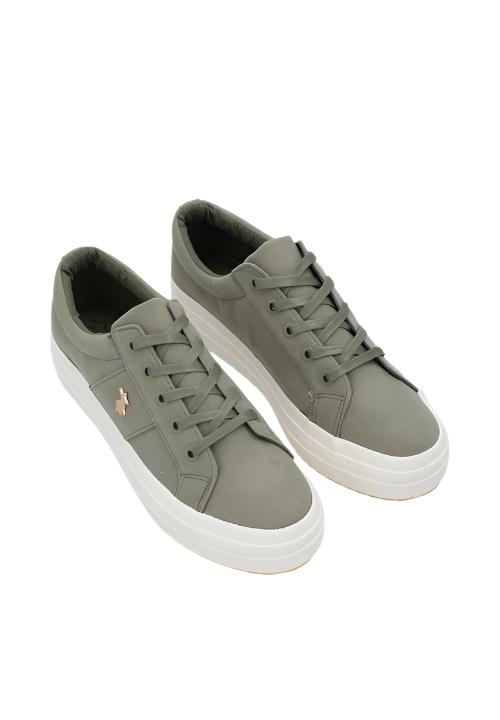 Polo 0050117 Womens Classic Canvas Sneaker Olive