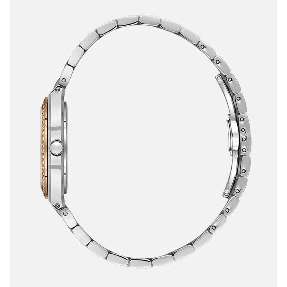Daniel Klein Ladies  Silver Watch In Silver & Gold