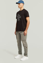 G-Star Raw Mens Black Hd Print R T-Shirt