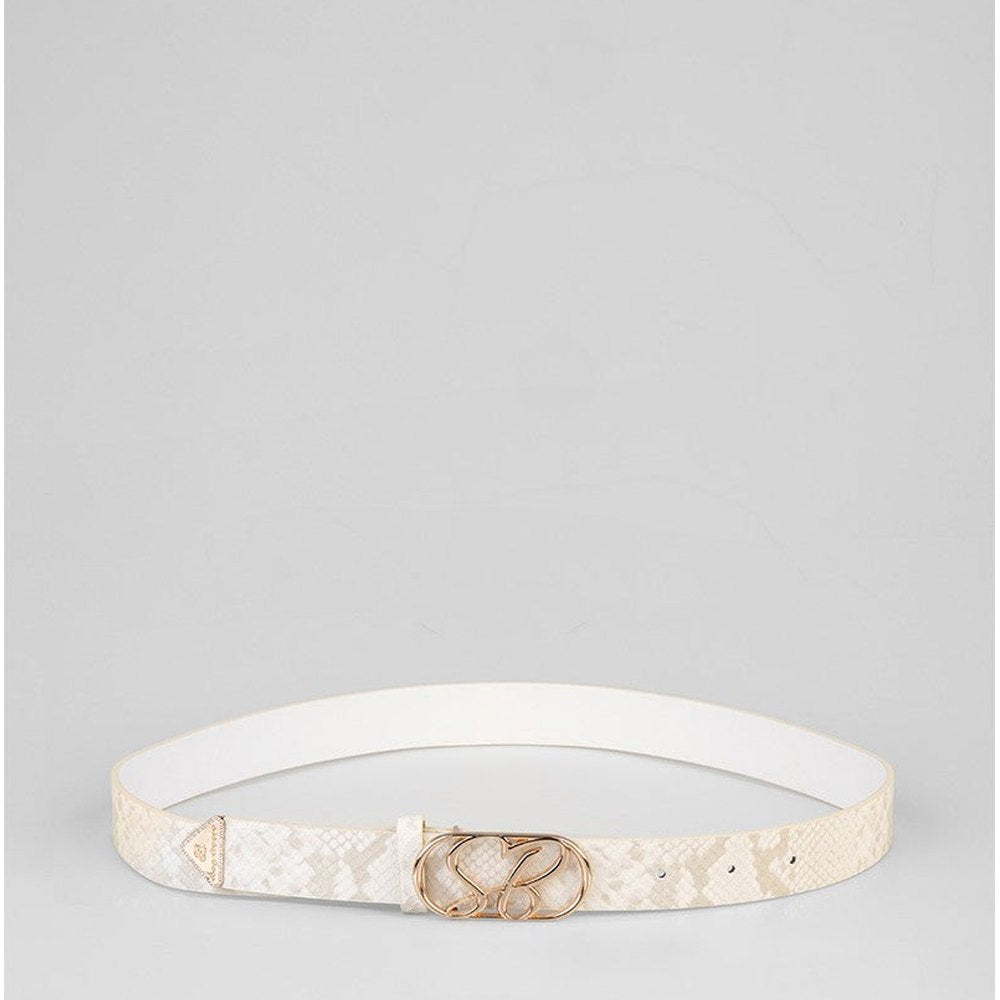 Sissy Boy Animal Snake Belt With Sb Logo In Grey