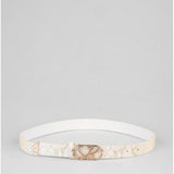 Sissy Boy Animal Snake Belt With Sb Logo In Grey
