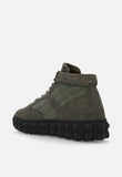 Mazerata Mens Pigale 9 Faux Nubuck Shoes In Olive