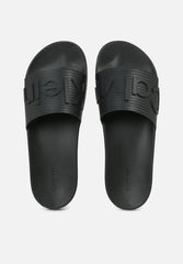 Calvin Klein Hm015190 Mens Ftw Pool Slides Black