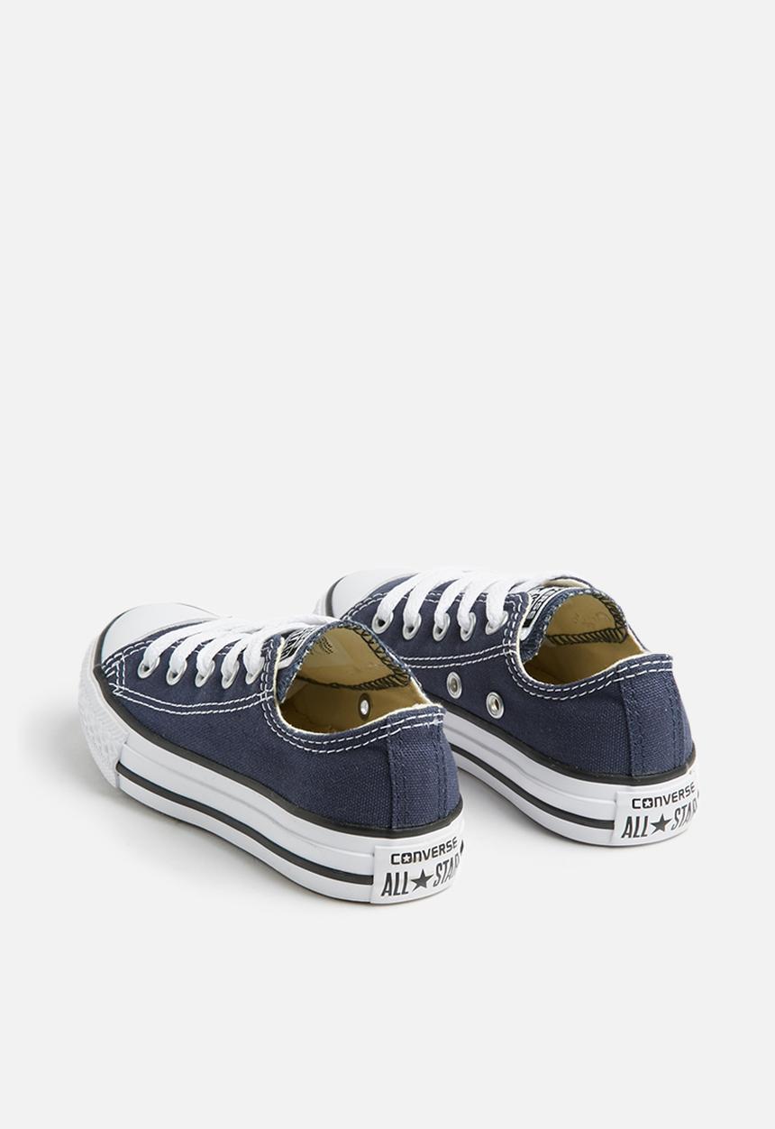 Converse Boys All Star Low Sneakers In Navy