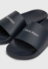 Calvin Klein Hm010631 Mens Ftw Chunky Pool Slides Black