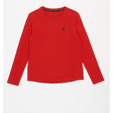 Polo Girls Mia Long Sleeve T-Shirt In Red