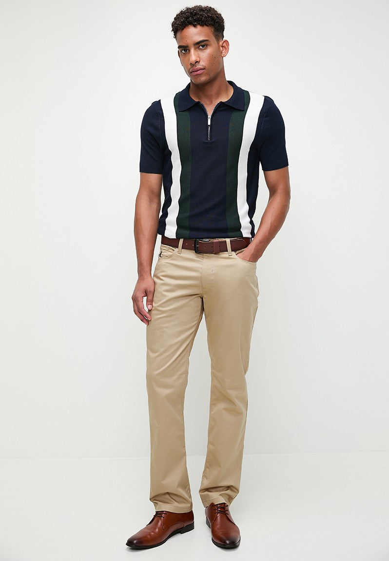 Polo Mens 5 Pocket Trouser Stone