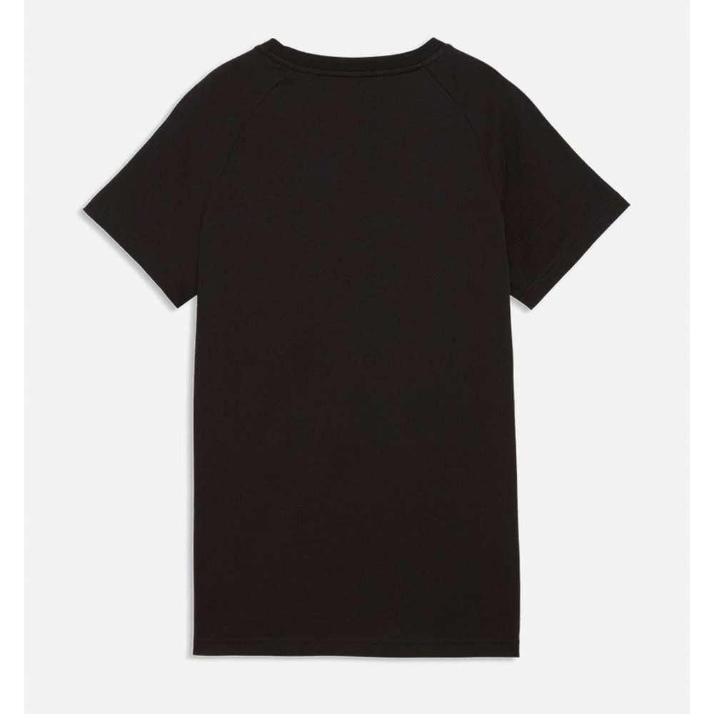 Puma Womens Essential Sequins Short Sleeves T-Shirt In Puma Black
