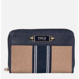 Polo Riviera Smalls Medium Zip Around Purse In Navy
