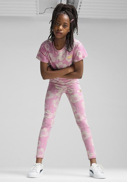 Puma 68177048 Kids Ess+ Class Act Aop Leggins Mauve