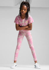 Puma 68177048 Kids Ess+ Class Act Aop Leggins Mauve