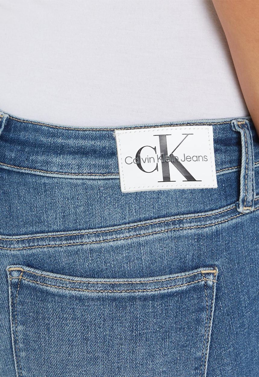 Calvin Klein Mid Rise Skinny Jeans In Denim Medium