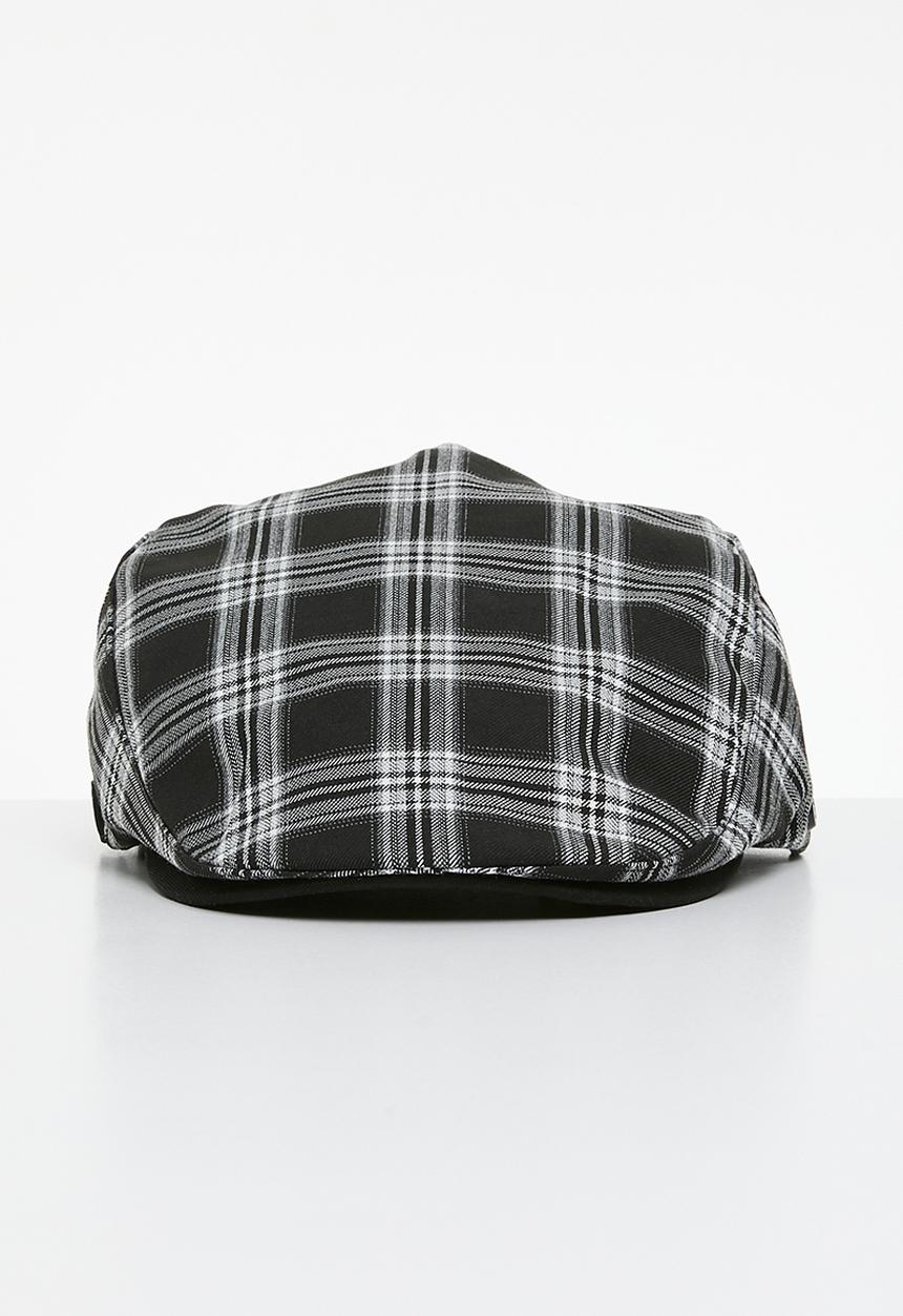 Pringle Mens Owen Newsboy Cap In Black