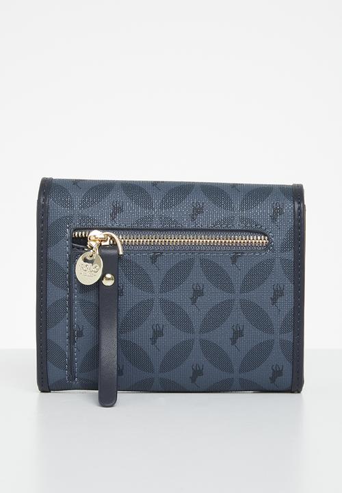 Polo Compact Turn Lock Clutch  Navy
