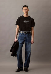 Calvin Klein Mens Hero Monologo T-Shirts In Black