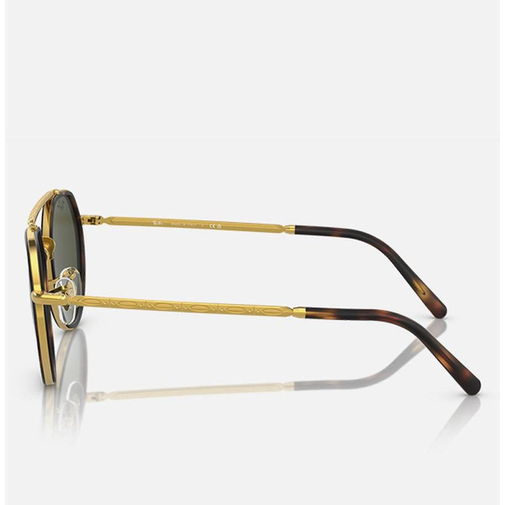 Rayban Mens Black Lens Sunglasses In Gold