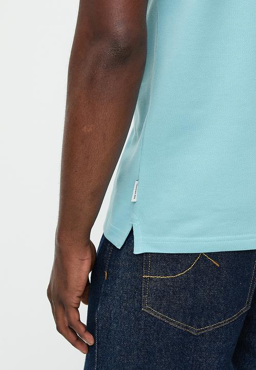 Ben Sherman Ben Polo Mens Golfers In Retro Blue