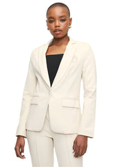 Polo 0049066 Wmn Blair Ls Crest Blazer Sand