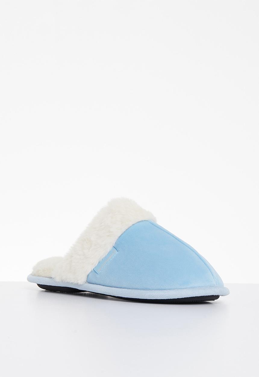 Hush Puppies Ladies Lunara Slippers In Blue