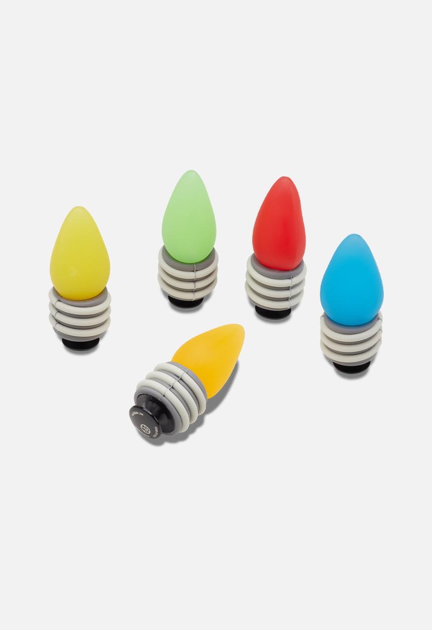 Crocs Led Holiday Lights 5 Pack Plugs In Neutral