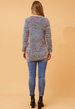 Stella Morgan Womens Crew Neck Stripped Sweater In Multi