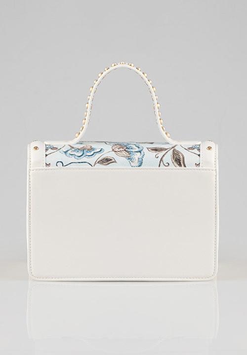 Sissyboy Bg822 Ladies Flower Print Bag Blue