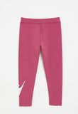 Nike Girls Club High Rise Leggings In Sweet Beet
