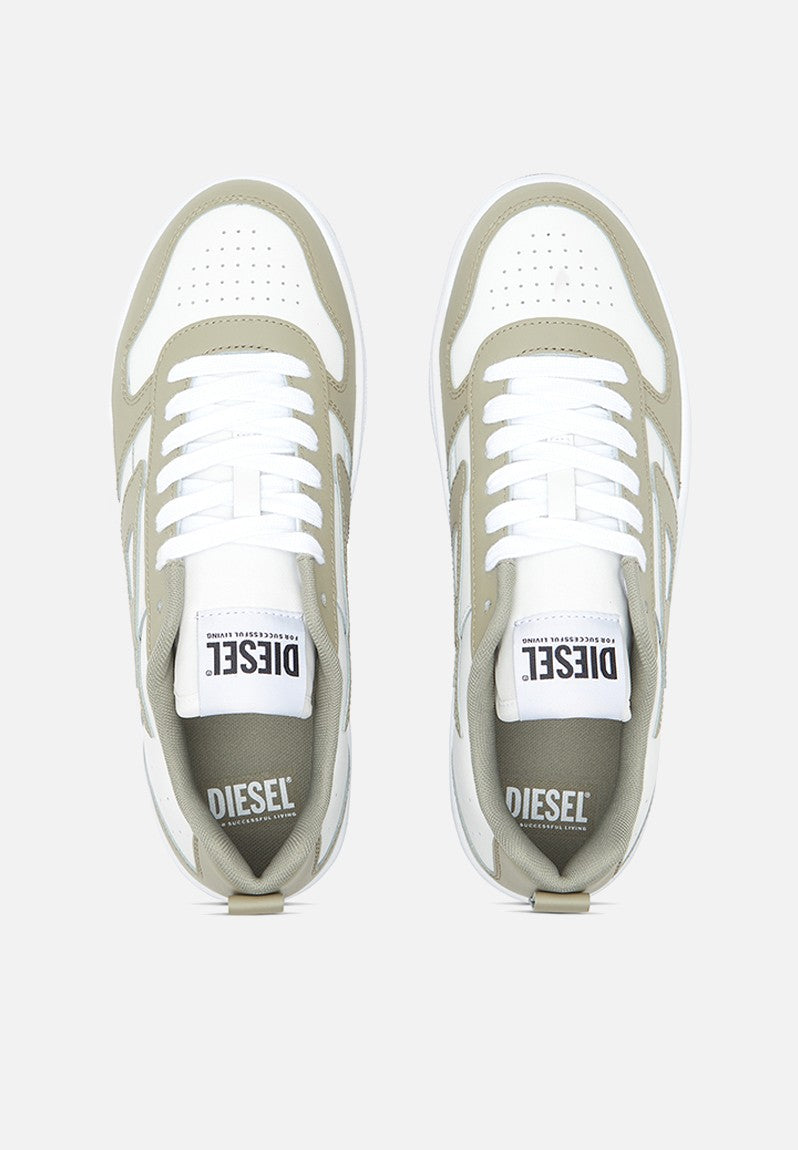 Diesel Y03363P5576 Mens S-Ukiyo V2 Low Sneakers White