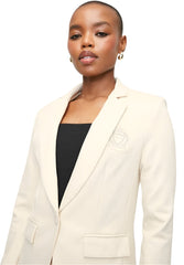 Polo 0049066 Wmn Blair Ls Crest Blazer Sand