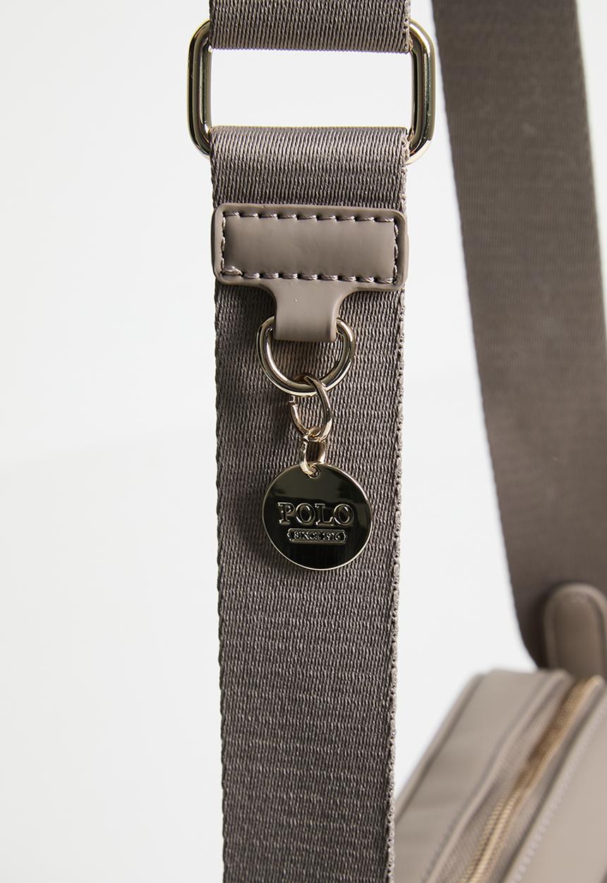 Polo Womens Luna Utility Crossbody Bag In Mushroom
