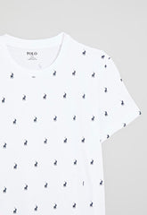 Polo Boys Sebastian Monogram T-Shirt In White