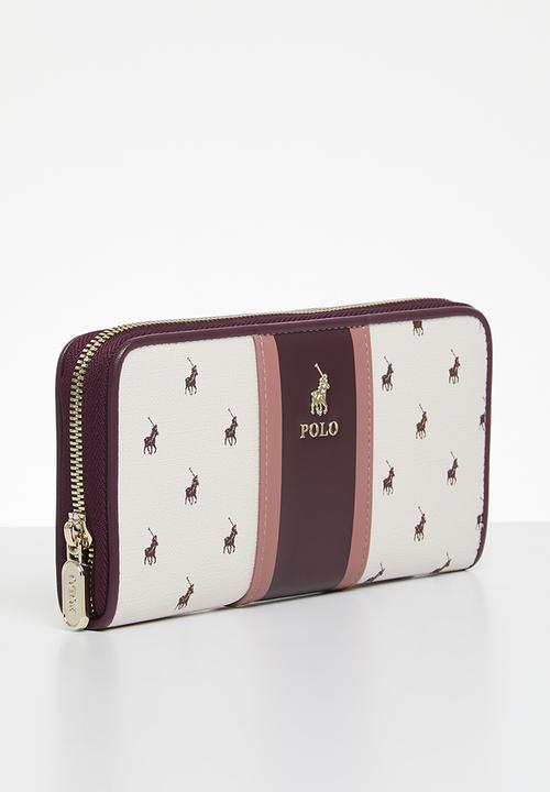 Polo Camden Zip Aound Purse  Cream