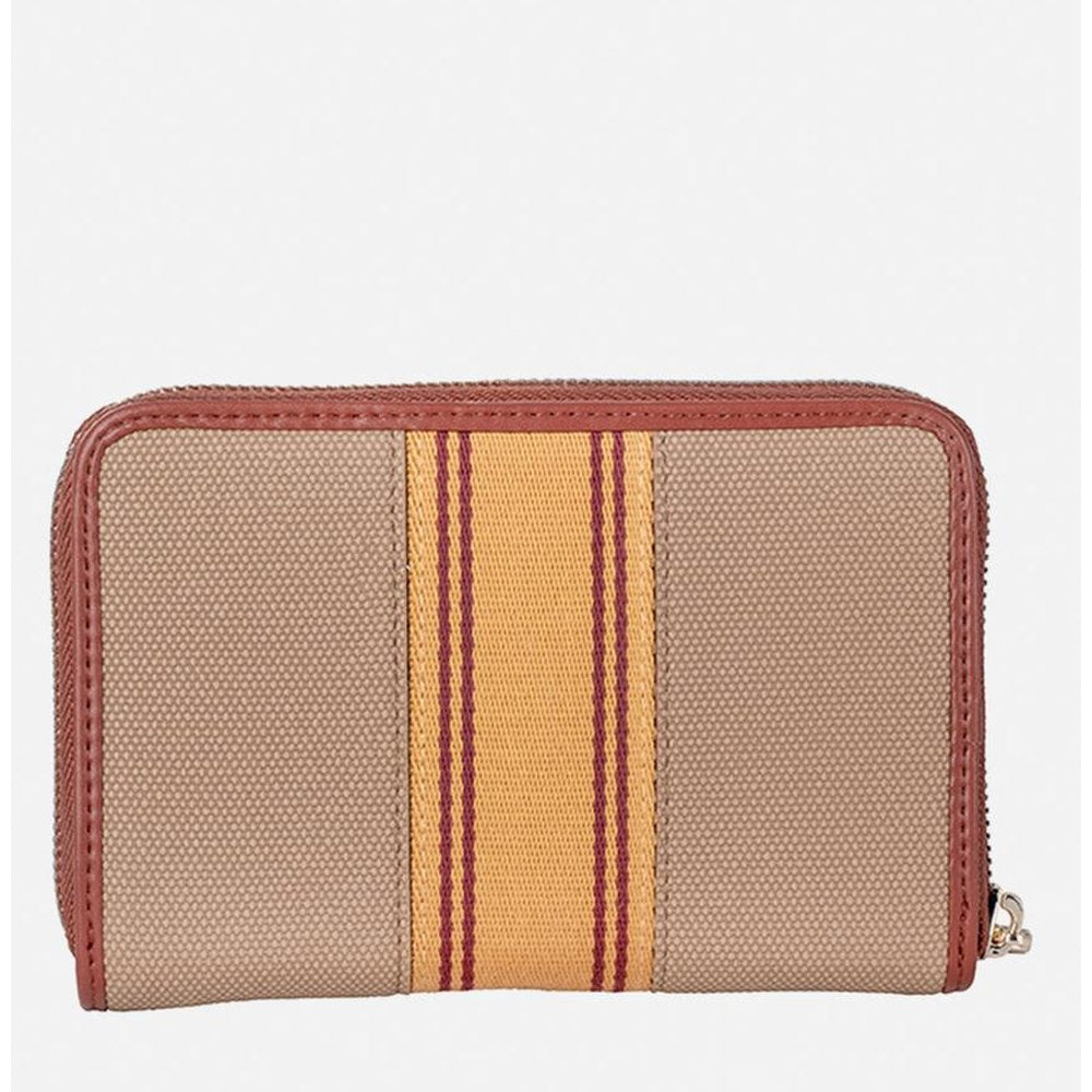 Polo Riviera Smalls Medium Zip Around Purse In Tan