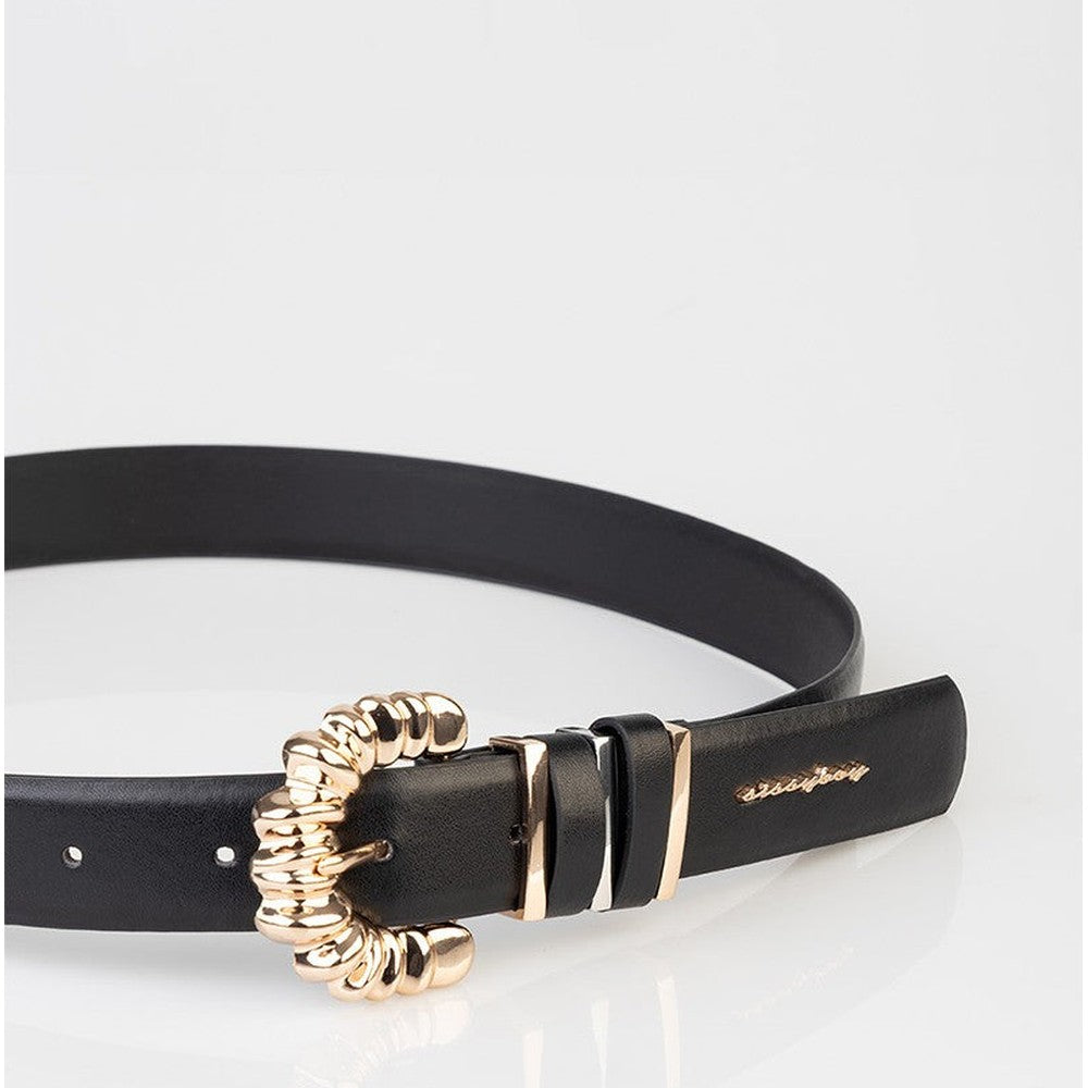 Sissy Boy Softie Belt Mixedloop Detail In Black
