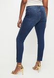 Guess Womens Cumberland Curve Jeans In Dark Wash