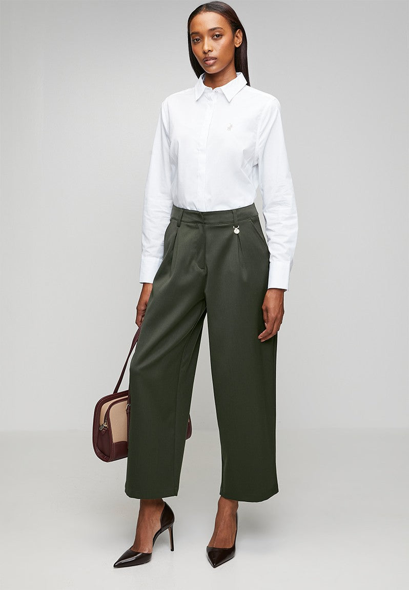 Polo Womens Jamie Long Sleeve Shirt In White