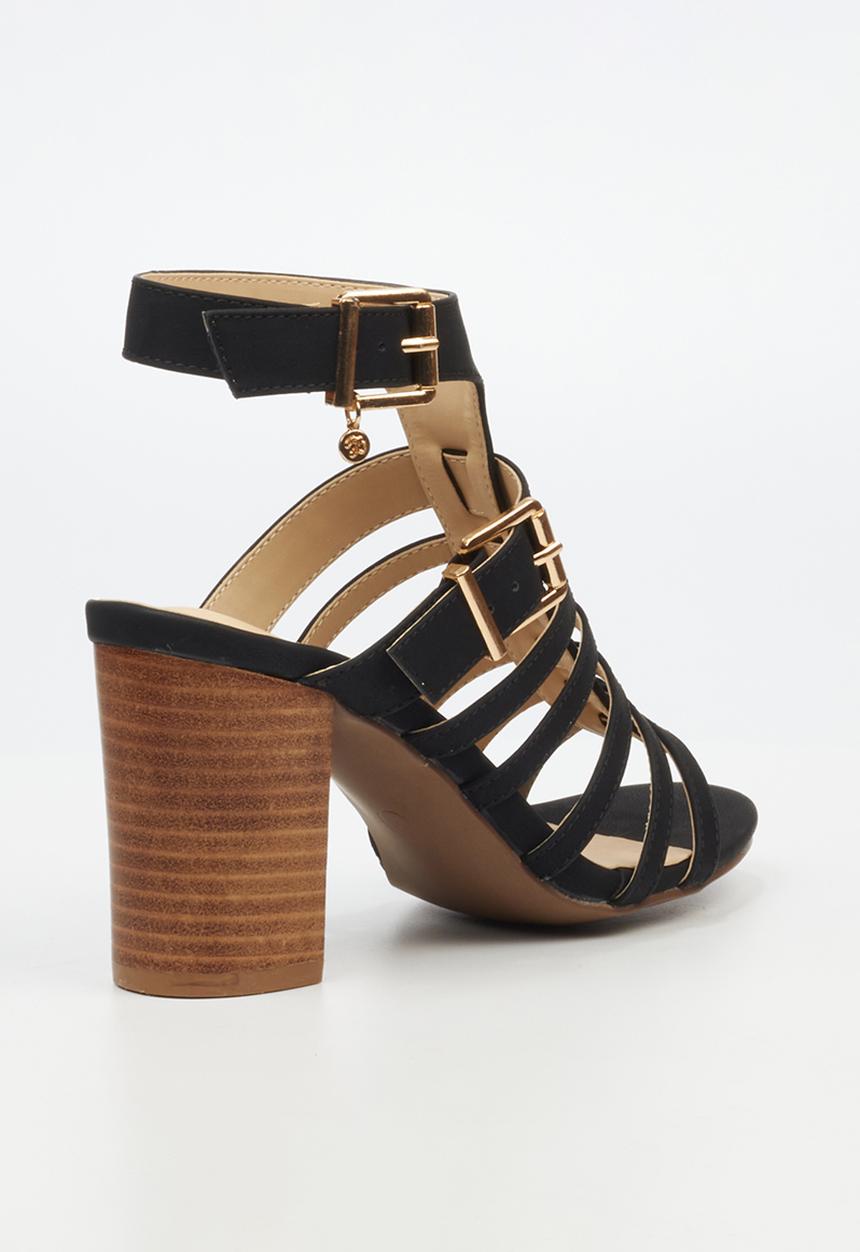 Miss Black Ladies Hazel 1 Heels In Black