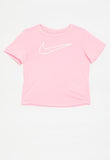 Nike Girls All Day Play Dri Fit T-shirt In Pink