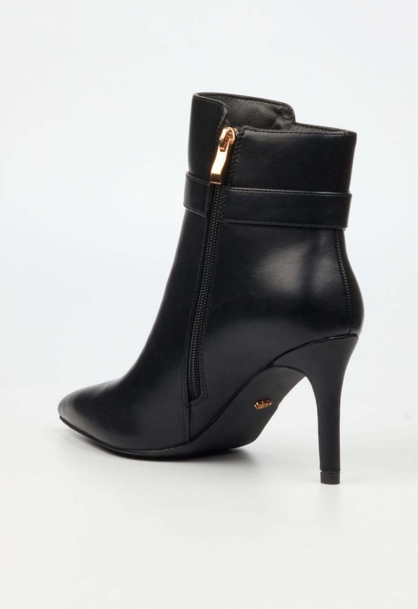 Miss Black Moss 1 Heel Boots In Black