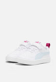 Puma Kids Rickie Ac+ Inf Shoes In White & Icy Blue